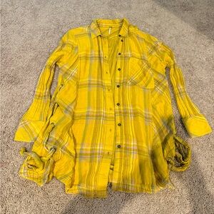 Free People over Sized Button Down